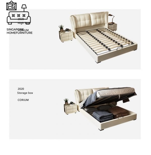 Halle Divan Bed Frame Singapore Bed with storage space SingaporeHomeFurniture