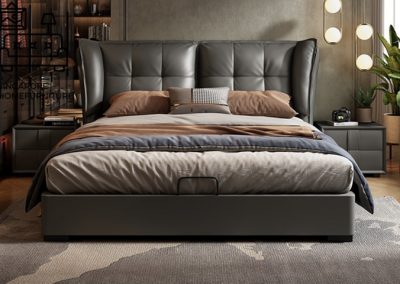 Halle Divan Bed Frame Singapore Bed with storage space SingaporeHomeFurniture