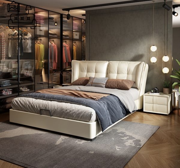 Halle Divan Bed Frame Singapore Bed with storage space SingaporeHomeFurniture