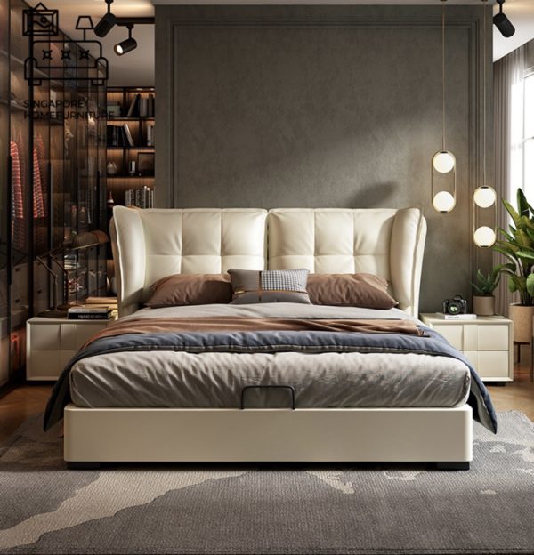 Halle Divan Bed Frame Singapore Bed with storage space SingaporeHomeFurniture