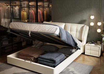 Halle Divan Bed Frame Singapore Bed with storage space SingaporeHomeFurniture