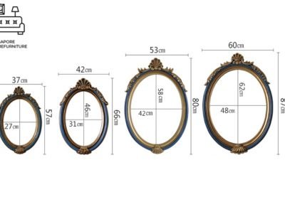 Larvik Vintage Mirror Singapore Antique Mirror Singapore SingaporeHomeFurniture