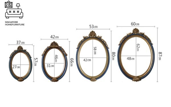Larvik Vintage Mirror Singapore Antique Mirror Singapore SingaporeHomeFurniture