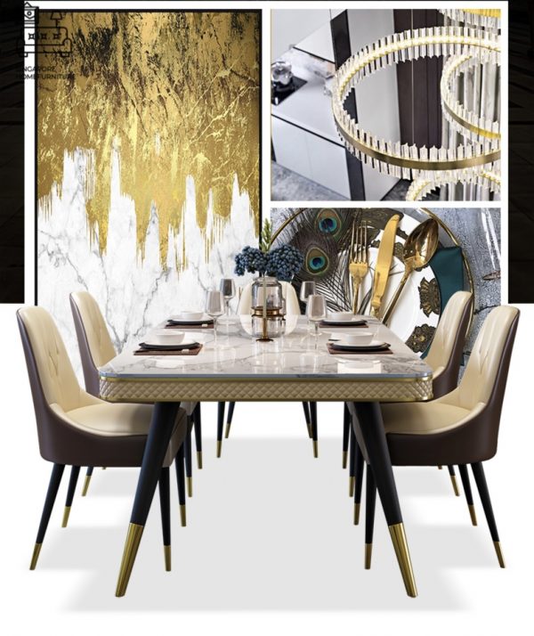 LEIDEN® Marble Dining Table | Elegant, Classy, Posh | 4 Colours | 3 Lengths | $$$ - Image 12