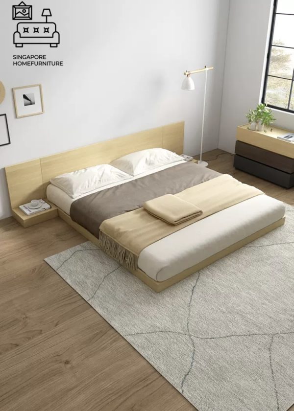Leuven Japanese Bed Frame Singapore Low Bed Frame Platform Bed SingaporeHomeFurniture