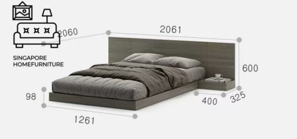 Leuven Japanese Bed Frame Singapore Low Bed Frame Platform Bed SingaporeHomeFurniture