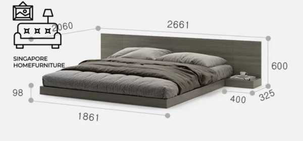 Leuven Japanese Bed Frame Singapore Low Bed Frame Platform Bed SingaporeHomeFurniture