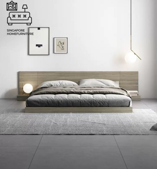 Leuven Japanese Bed Frame Singapore Low Bed Frame Platform Bed SingaporeHomeFurniture