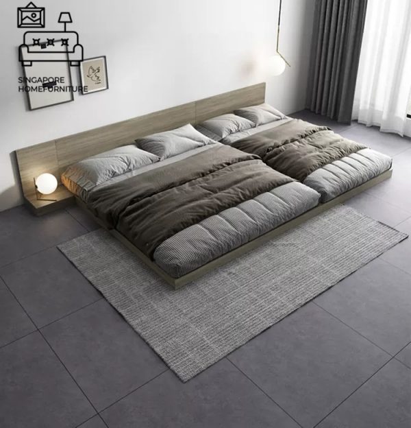 Leuven Japanese Bed Frame Singapore Low Bed Frame Platform Bed SingaporeHomeFurniture