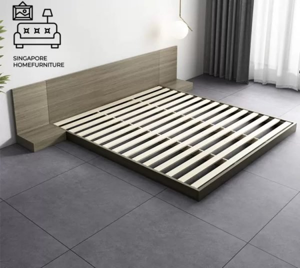 Leuven Japanese Bed Frame Singapore Low Bed Frame Platform Bed SingaporeHomeFurniture