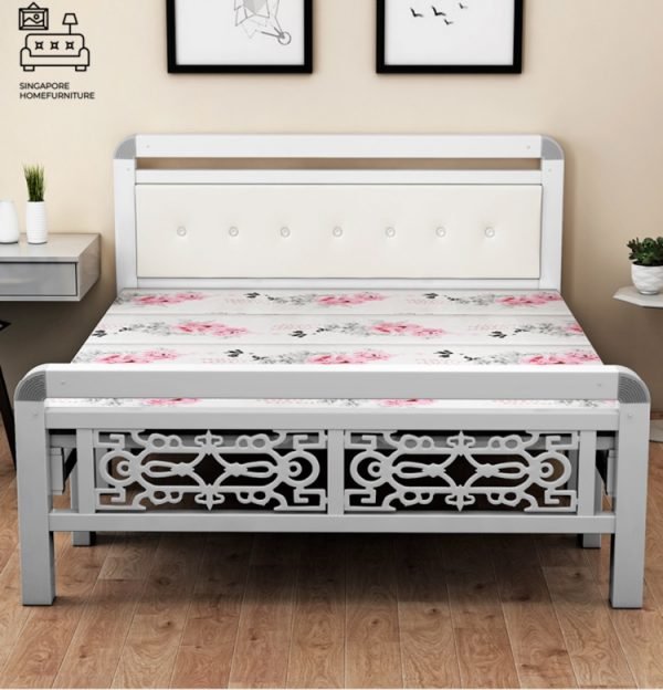 LIER® Foldable Bed Frame | Folding Mechanism | 5 Sizes: Twin, Small Double, Queen, King | Option: Mattress | $$ - Image 13