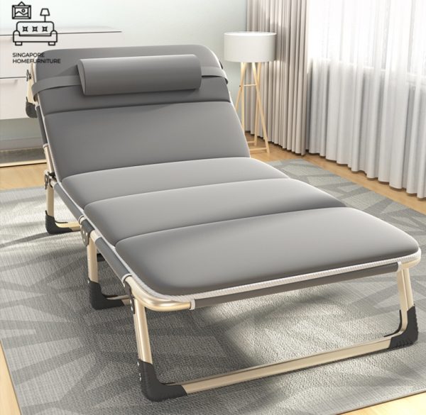 LOKEREN® Foldable Bed Frame | Folding Mechanism | 2 Sizes: 680mm, 750mm | Option: Mattress | $