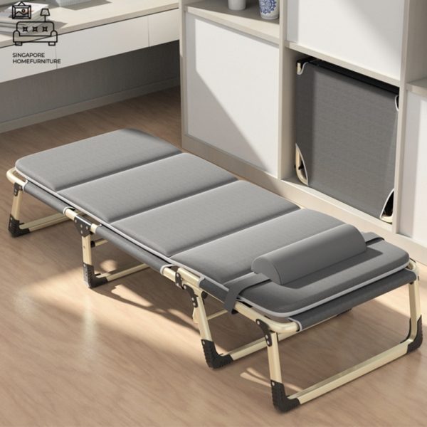 LOKEREN® Foldable Bed Frame | Folding Mechanism | 2 Sizes: 680mm, 750mm | Option: Mattress | $ - Image 2