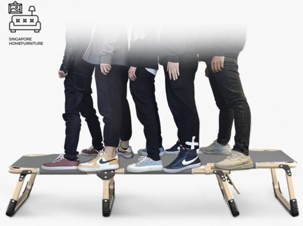 LOKEREN® Foldable Bed Frame | Folding Mechanism | 2 Sizes: 680mm, 750mm | Option: Mattress | $ - Image 7