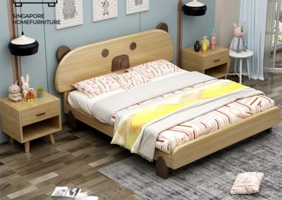 Lommel Pull Out Bed Frame Singapore Trundle Bed SingaporeHomeFurniture
