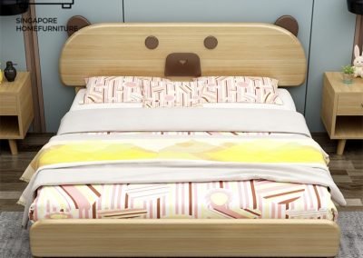 Lommel Pull Out Bed Frame Singapore Trundle Bed SingaporeHomeFurniture