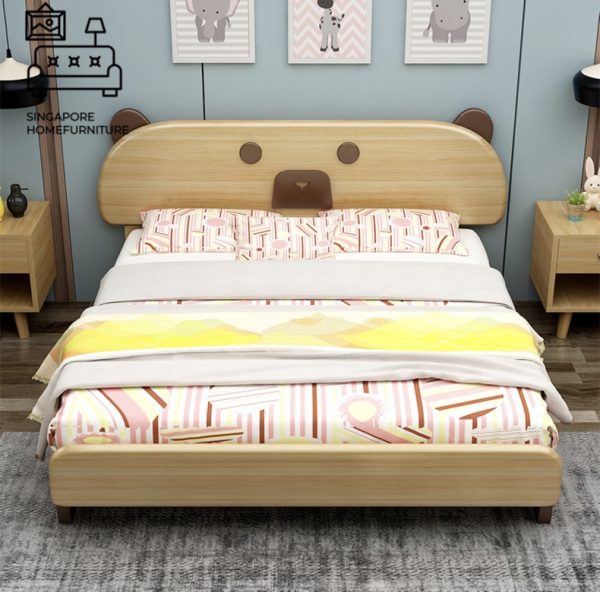 Lommel Pull Out Bed Frame Singapore Trundle Bed SingaporeHomeFurniture