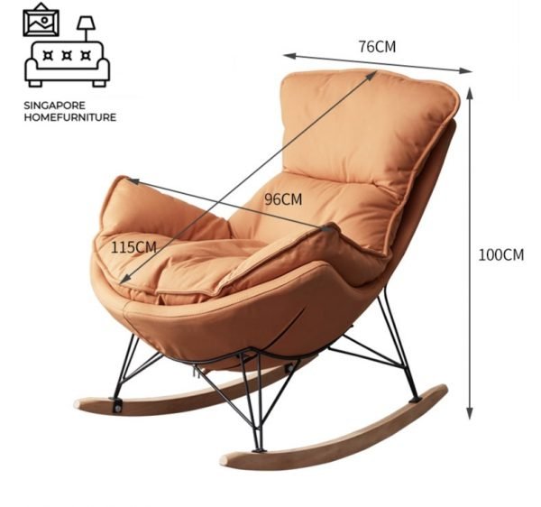 Macapa Modern Rocking Chair Singapore SingaporeHomeFurniture