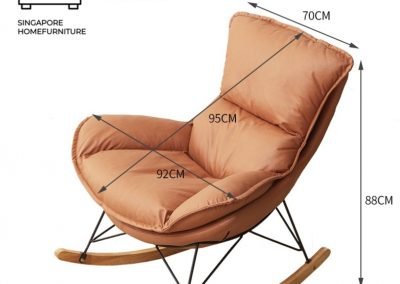 Macapa Modern Rocking Chair Singapore SingaporeHomeFurniture