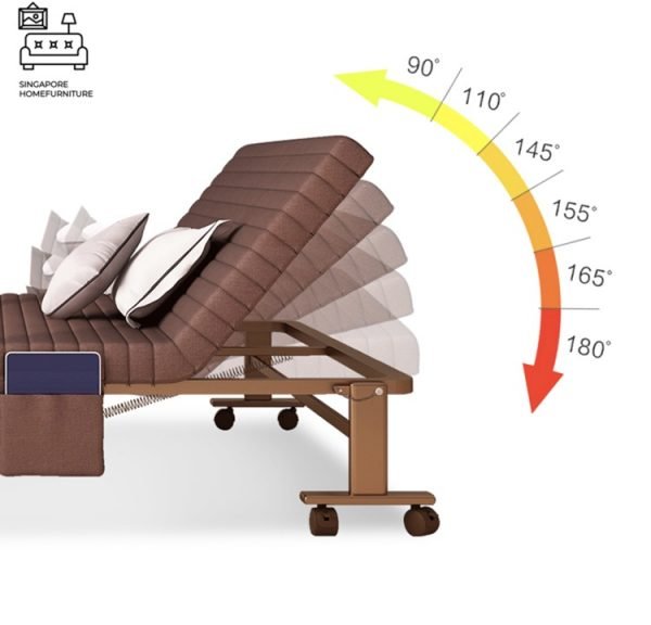 MENEN® Foldable Bed Frame | Folding Mechanism | Multiple Sizes Available | Option: Mattress | $$ - Image 6