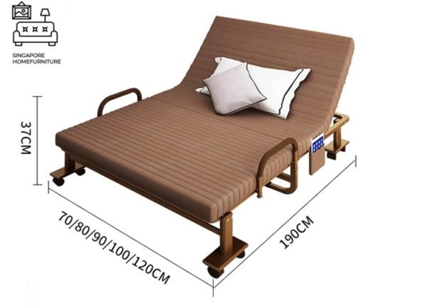 MENEN® Foldable Bed Frame | Folding Mechanism | Multiple Sizes Available | Option: Mattress | $$ - Image 4
