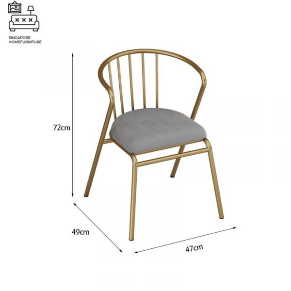 MEPPEL® Marble Dining Table | Elegant, Classy, Posh | Gold Frame | Length Option: 1200mm OR 1400mm | $ - Image 15