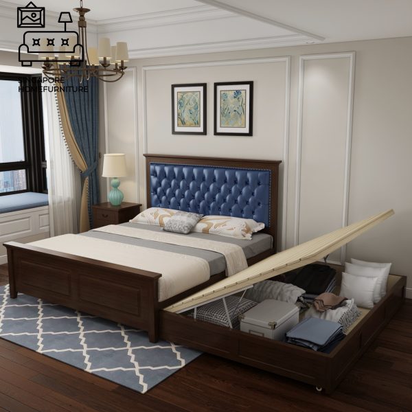 Mouscron Pull Out Bed Frame Singapore Trundle Bed SingaporeHomeFurniture