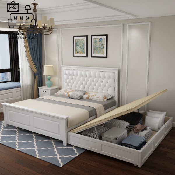 Mouscron Pull Out Bed Frame Singapore Trundle Bed SingaporeHomeFurniture