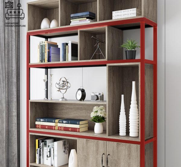 ORADEA® Display Shelf | 2 Designs (With Arch OR Without Arch) | 5 Colours | 3 Lengths: 95cm, 125cm, 155cm | 2 Heights: 165cm, 193cm | $ - Image 5
