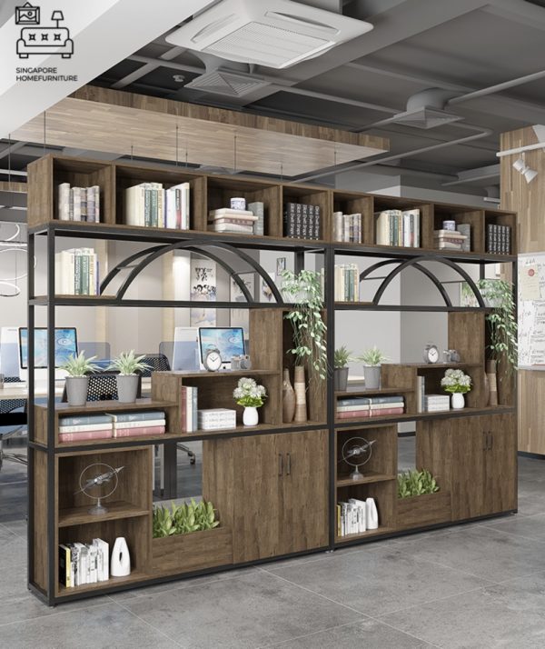 ORADEA® Display Shelf | 2 Designs (With Arch OR Without Arch) | 5 Colours | 3 Lengths: 95cm, 125cm, 155cm | 2 Heights: 165cm, 193cm | $ - Image 11
