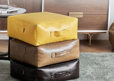 Prerov Leather Bean Bag Singapore SingaporeHomeFurniture