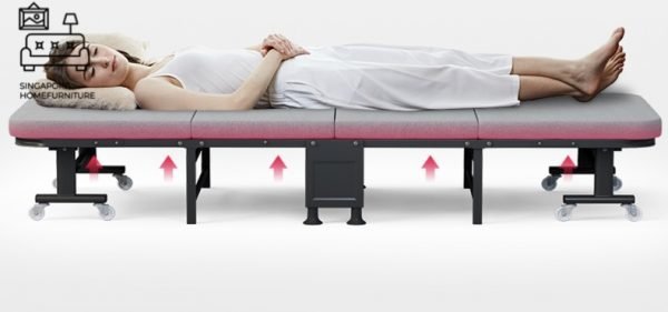 SERAING® Foldable Bed Frame | Folding Mechanism | 5 Sizes: Twin, Small Double, Queen, King | Option: Mattress | $ - Image 2
