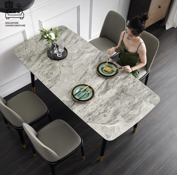 SNEEK® Marble Dining Table | Elegant, Classy, Posh 4 Colours | 4 Lengths: 1300mm, 1400mm, 1600mm, 1800mm | $$ - Image 12