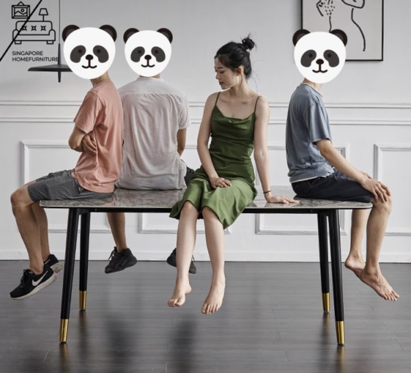 SNEEK® Marble Dining Table | Elegant, Classy, Posh 4 Colours | 4 Lengths: 1300mm, 1400mm, 1600mm, 1800mm | $$ - Image 7