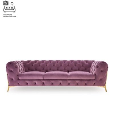 Toledo Velvet Sofa Singapore SingaporeHomeFurniture