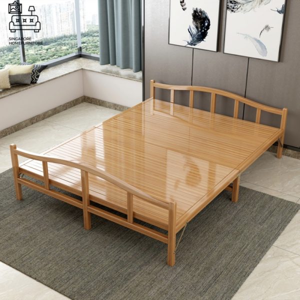 Tournai Foldable Bed Frame Singapore SingaporeHomeFurniture