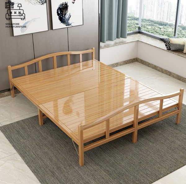 Tournai Foldable Bed Frame Singapore SingaporeHomeFurniture