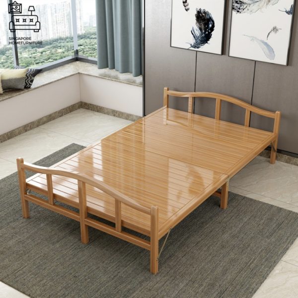 Tournai Foldable Bed Frame Singapore SingaporeHomeFurniture