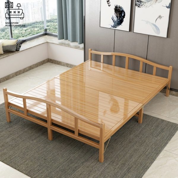 Tournai Foldable Bed Frame Singapore SingaporeHomeFurniture