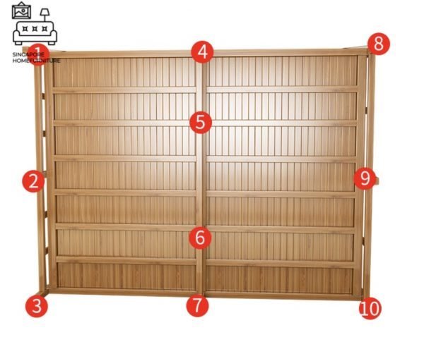 Tournai Foldable Bed Frame Singapore SingaporeHomeFurniture