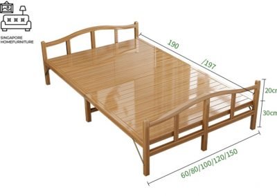 Tournai Foldable Bed Frame Singapore SingaporeHomeFurniture