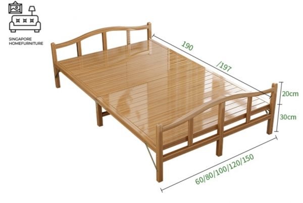 Tournai Foldable Bed Frame Singapore SingaporeHomeFurniture