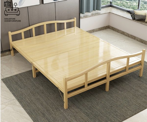Tournai Foldable Bed Frame Singapore SingaporeHomeFurniture