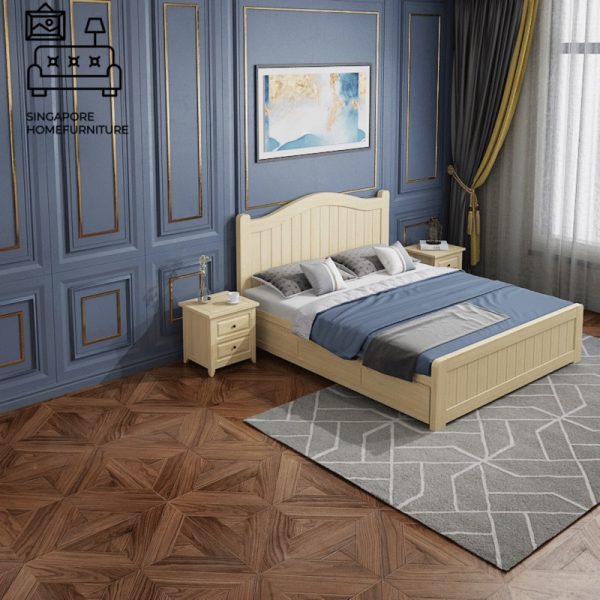 Uccle Pull Out Bed Frame Singapore Trundle Bed SingaporeHomeFurniture