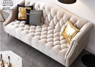 Vigo Velvet Sofa Singapore SingaporeHomeFurniture