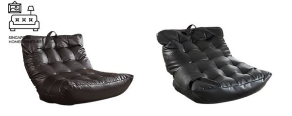 Ziln Leather Bean Bag Singapore SingaporeHomeFurniture