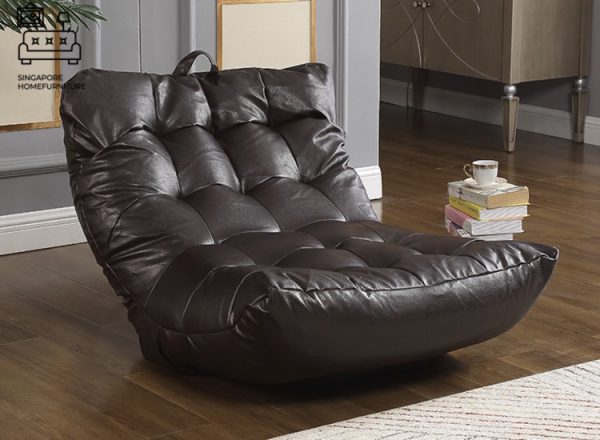 Ziln Leather Bean Bag Singapore SingaporeHomeFurniture