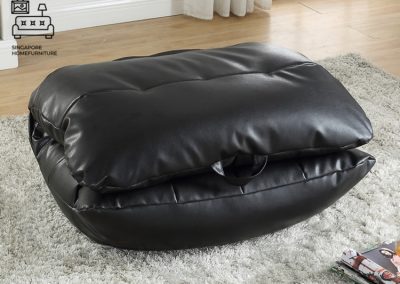 Ziln Leather Bean Bag Singapore SingaporeHomeFurniture