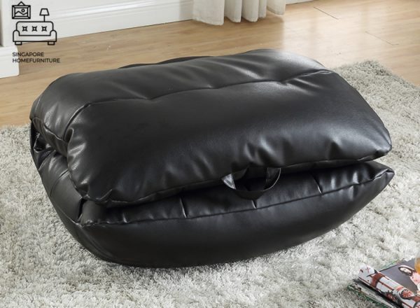 Ziln Leather Bean Bag Singapore SingaporeHomeFurniture