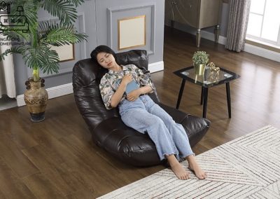 Ziln Leather Bean Bag Singapore SingaporeHomeFurniture